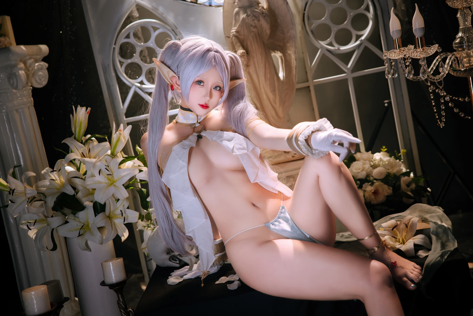 图片[3]-Cosplay日奈娇 芙莉莲 圣光版 131P-COS世界